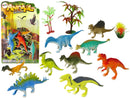 Set of Dinosaur Figures 9 Pieces Colorful-1