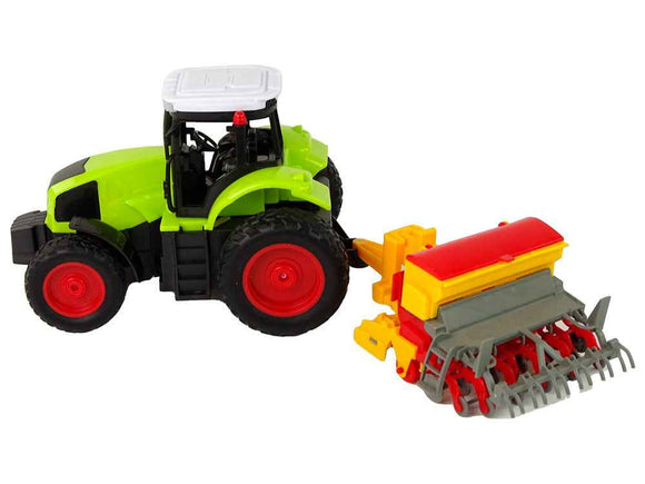 Agricultural Vehicle Tractor with Baler R/C 1:16 Green