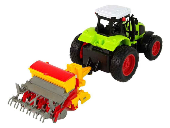 Agricultural Vehicle Tractor with Baler R/C 1:16 Green