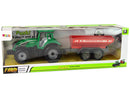 Green Tractor with Red Trailer Fractal Drive