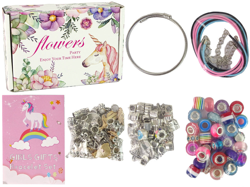Kit de fabrication de bracelets diy 90 perles