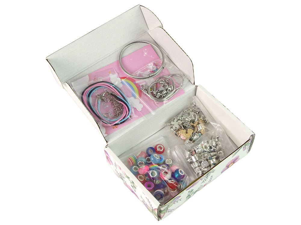Kit de fabrication de bracelets diy 90 perles - 0