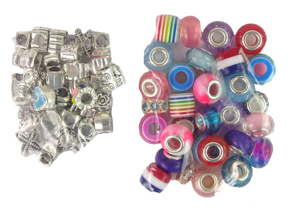 Kit de fabrication de bracelets diy 90 perles