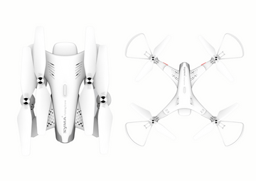 RC Drone Z3 720P Camera White - 0