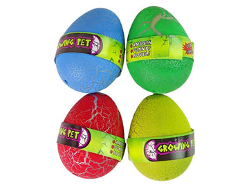 Oeuf de dinosaure magique à couver grandissant de 6 cm coloré.
