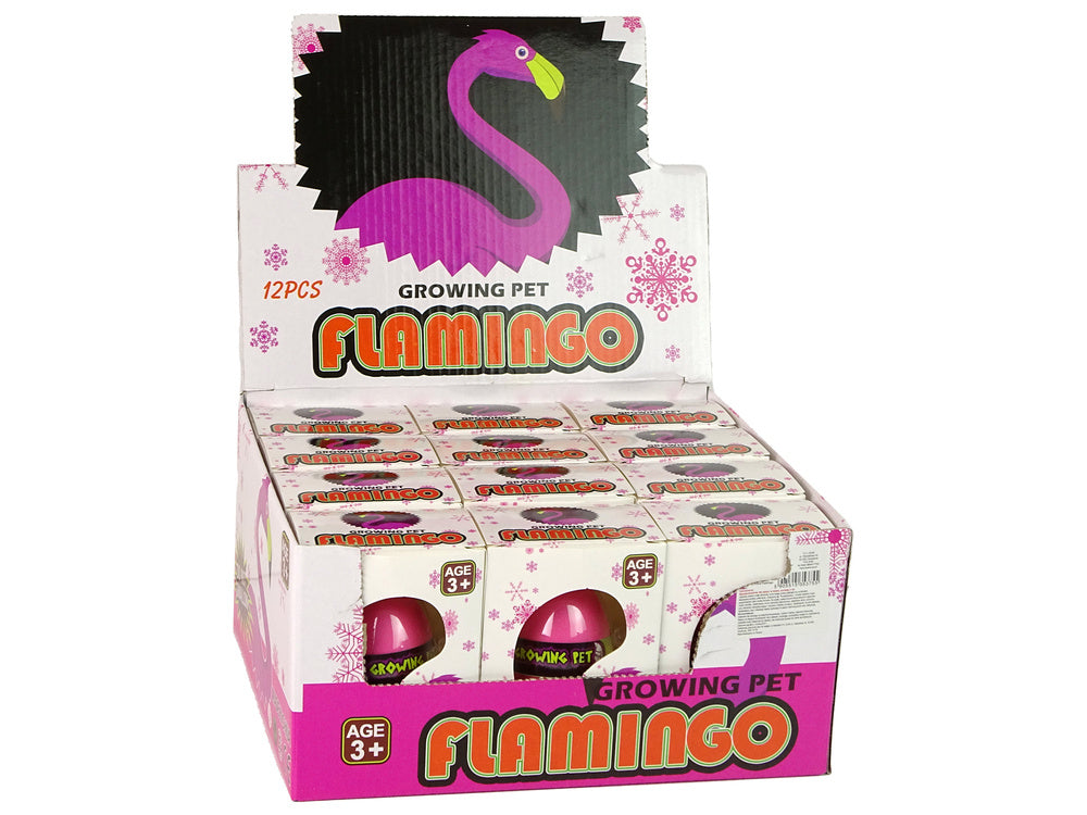 Œuf de flamant rose en croissance 6 cm