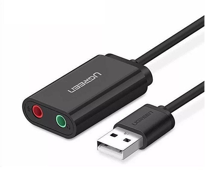 Adaptateur audio externe USB 2.0 UGreen noir
