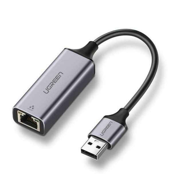 Adaptateur réseau Ugreen, « CM209 » externe, USB 3.0(T) vers port Gigabit RJ-45, noir « 50922 » (tampon vert 0,18 lei) - 6957303859221