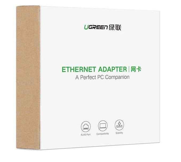 Adaptateur réseau Ugreen, « CM209 » externe, USB 3.0(T) vers port Gigabit RJ-45, noir « 50922 » (tampon vert 0,18 lei) - 6957303859221