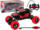 Remote Controlled Terrain Car R/C 1:18 Red.