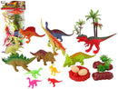 Ensemble de figurines de dinosaures avec accessoires 21 pièces
