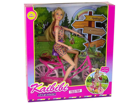 Doll on a Bicycle Pink