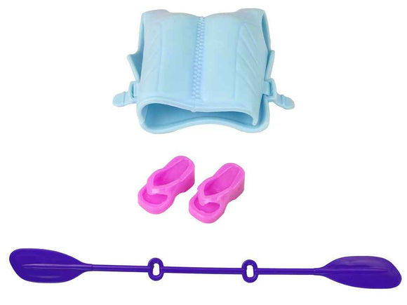 Set Doll Accessories Kayak Orange
