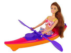 Set Doll Accessories Kayak Pink