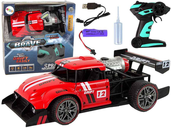 Remote Controlled Sports Car R/C 1:16 Red.