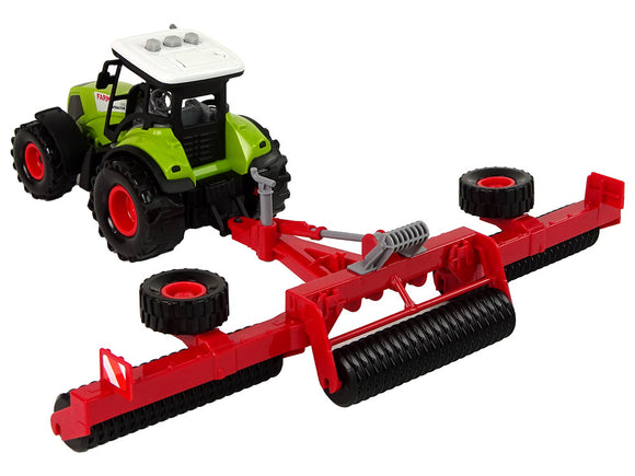 Tracteur cultivateur pour enfants, lumières et sons verts