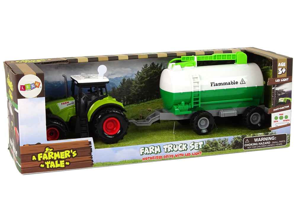 Tracteur pour enfants avec remorque, wagon-citerne et ferme