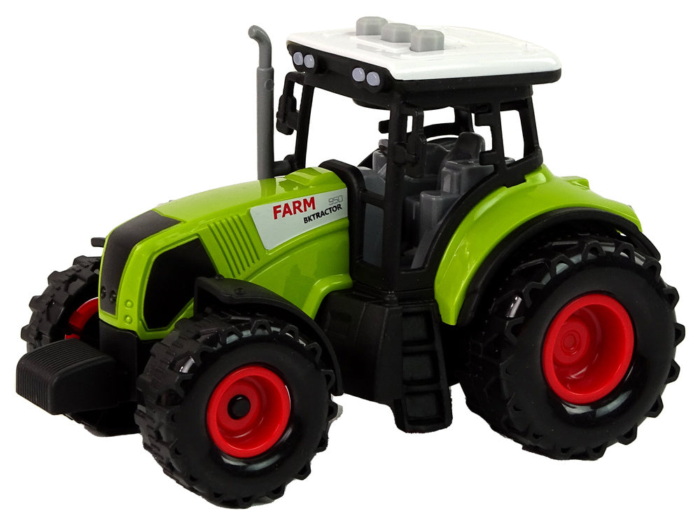 Tracteur avec remorque voiture de ferme