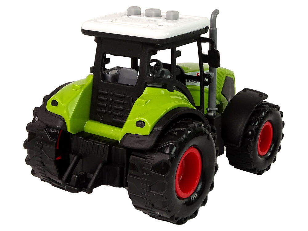 Tracteur avec remorque voiture de ferme