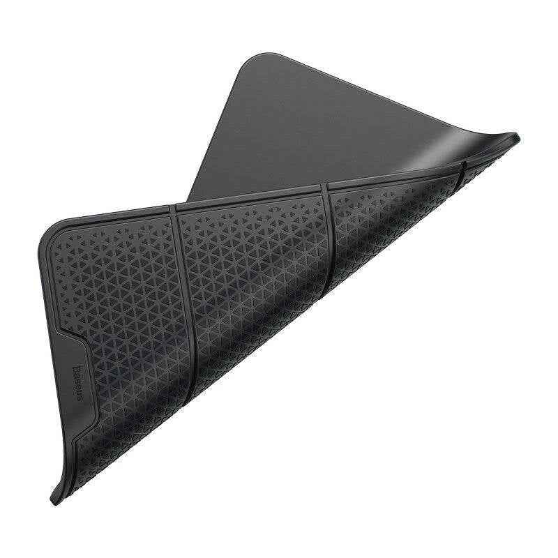 Support pliable pour outils de voiture Baseus, antidérapant, autocollant, Nanopad, noir (SUWNT-01)
