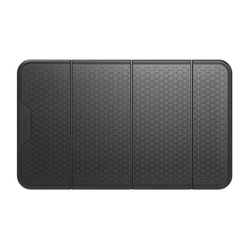 Support pliable pour outils de voiture Baseus, antidérapant, autocollant, Nanopad, noir (SUWNT-01)