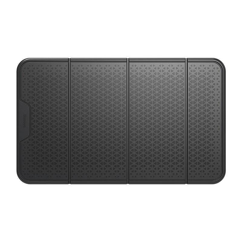 Support pliable pour outils de voiture Baseus, antidérapant, autocollant, Nanopad, noir (SUWNT-01)