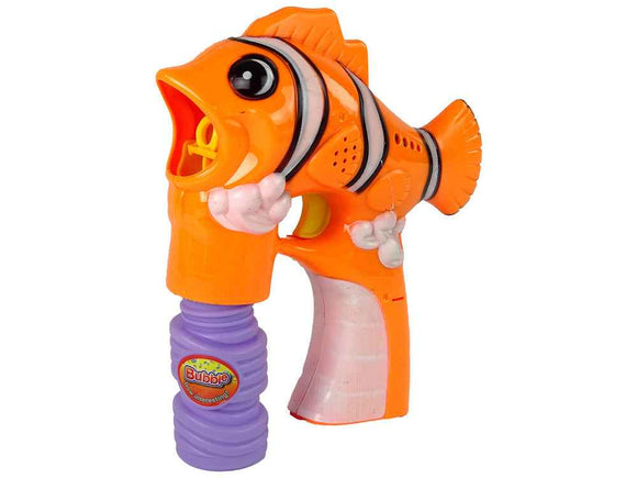 Orange Fish Soap Bubble Machine