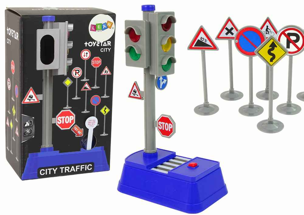 Ensemble de panneaux de signalisation lumineux et sonores 23 cm