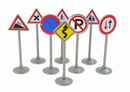 Ensemble de panneaux de signalisation lumineux et sonores 23 cm