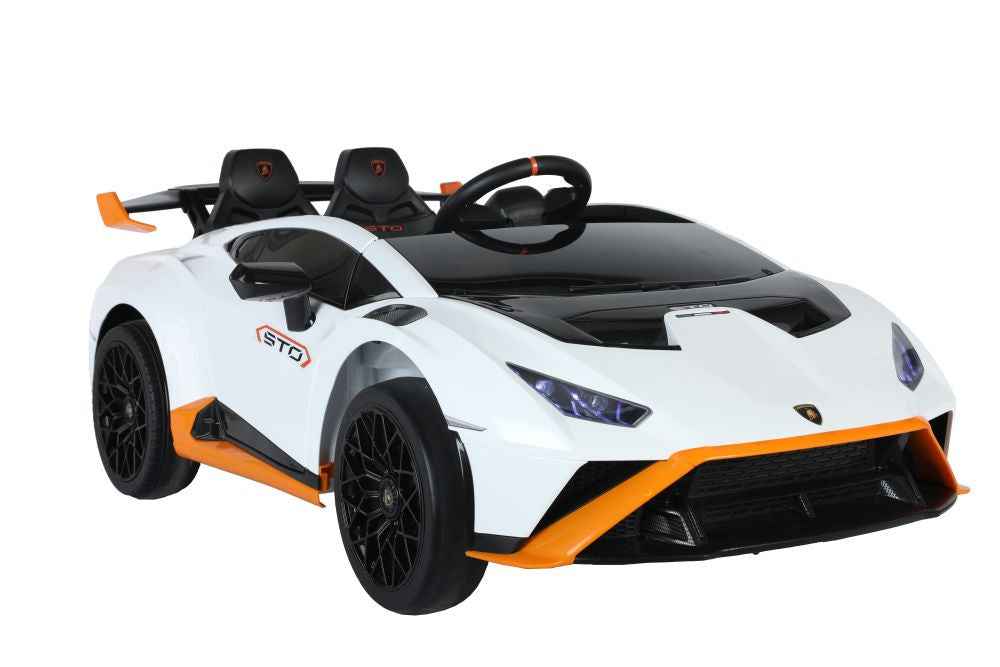 White Lamborghini STO DRIFT Electric Vehicle