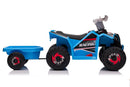 XMX630T Blue Battery Quad Bike With Trailer-7