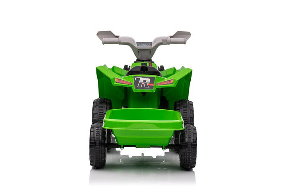 XMX630T Green Battery Quad Bike With Trailer