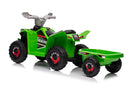 XMX630T Green Battery Quad Bike With Trailer-1