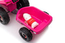 XMX630T Pink Battery Quad Bike With Trailer-12
