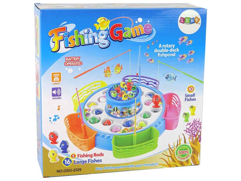 Jeu d'arcade de pêche coloré