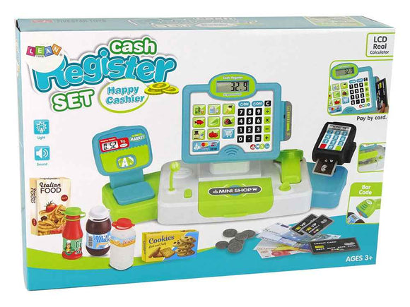 Plastic cash register for children