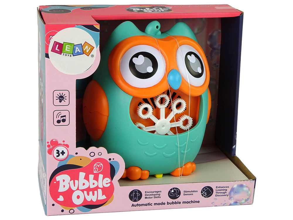 Machine à bulles de savon avec son de hibou à la menthe