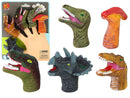 Marionnettes à doigts Dinosaures colorées 5 pièces