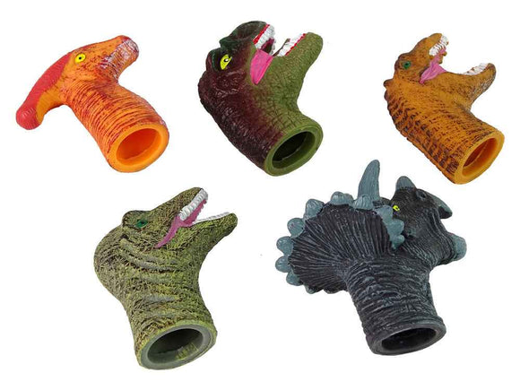 Marionnettes à doigts Dinosaures colorées 5 pièces
