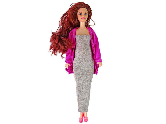 Pregnant Baby Doll Long Hair Accessories