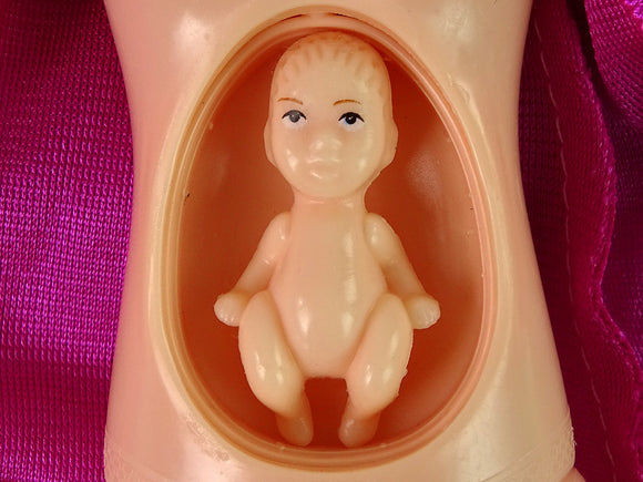 Pregnant Baby Doll Long Hair Accessories