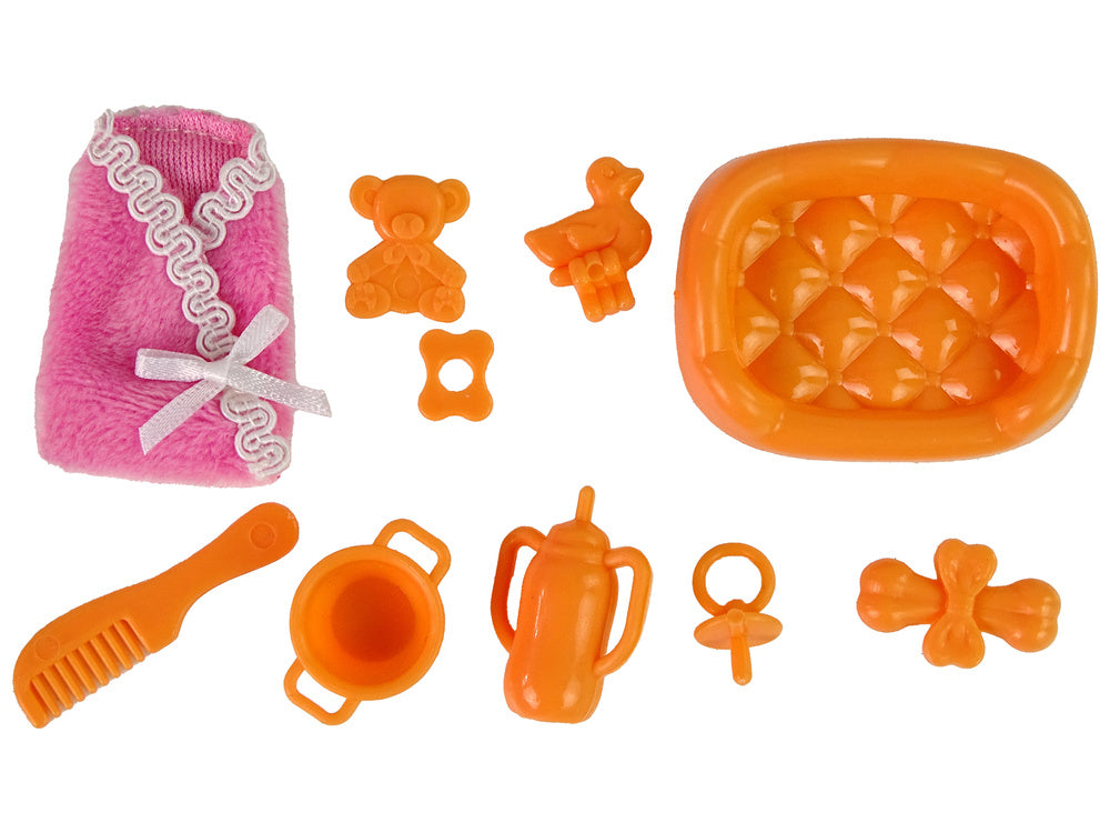 Pregnant Baby Doll Long Hair Accessories