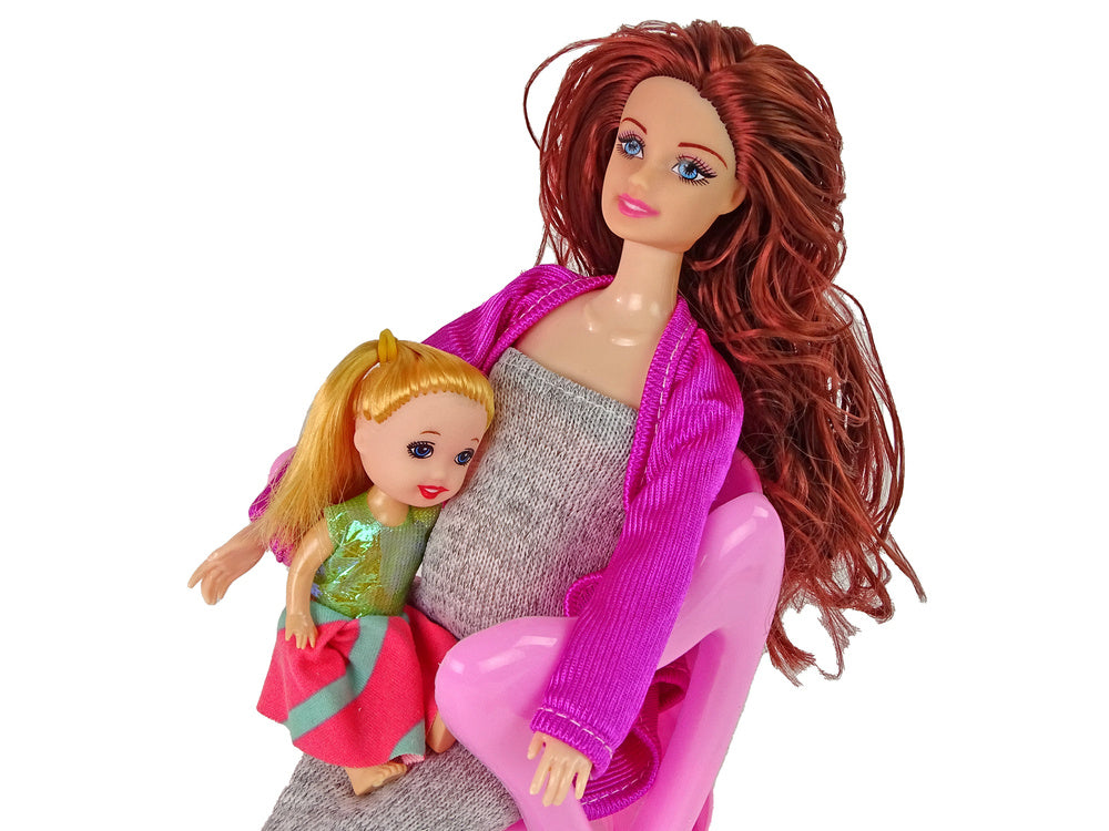 Accessoires pour cheveux longs pour poupée enceinte