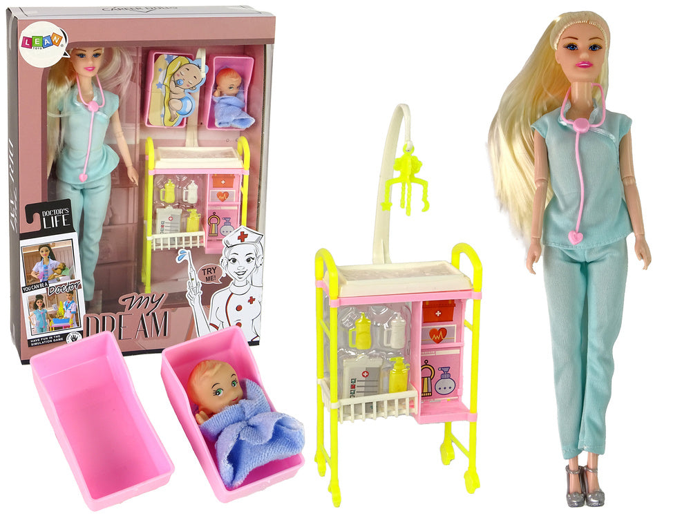 Accessoires pour cheveux longs pour poupées et docteurs pour enfants