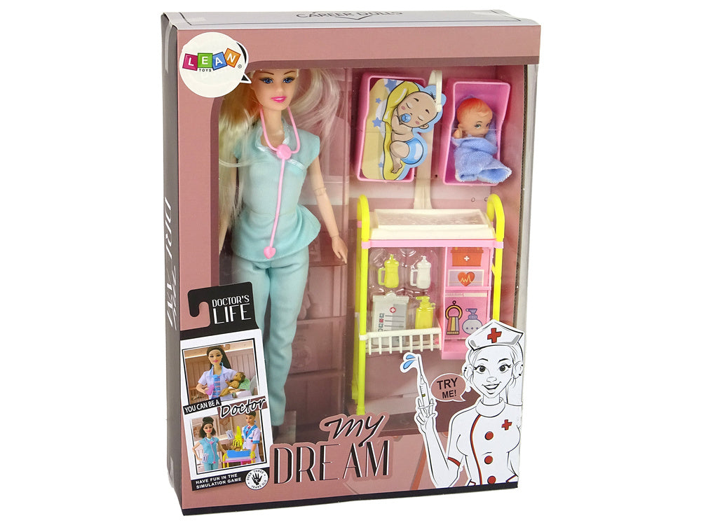Children's Doll Doctor Long Hair Accessories