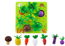 Jeu de mémoire Fruits et Légumes en bois