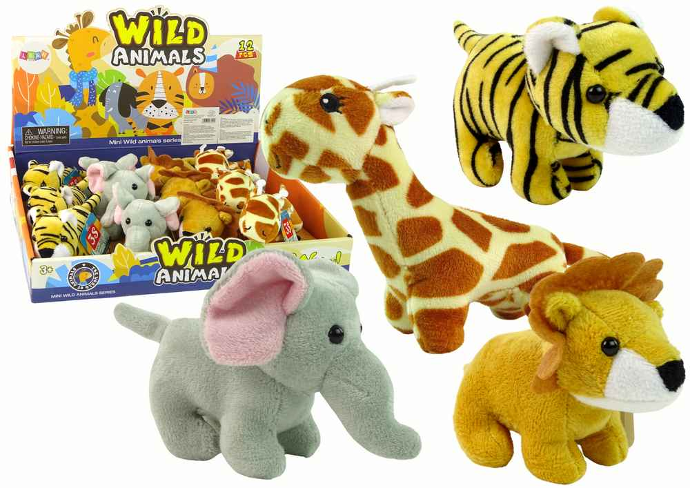 Mini peluche animal 4 modèles