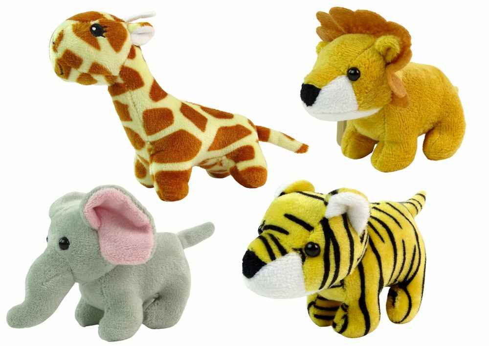 Mini peluche animal 4 modèles