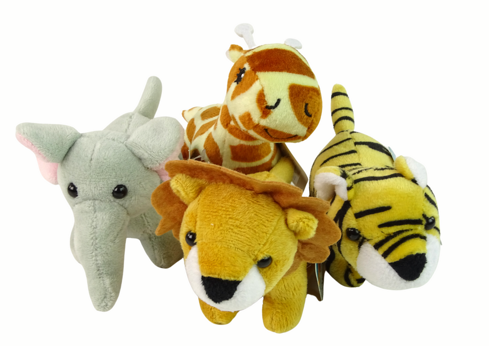 Mini peluche animal 4 modèles