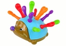 Hedgehog Puzzle Blue Colorful Spikes-3